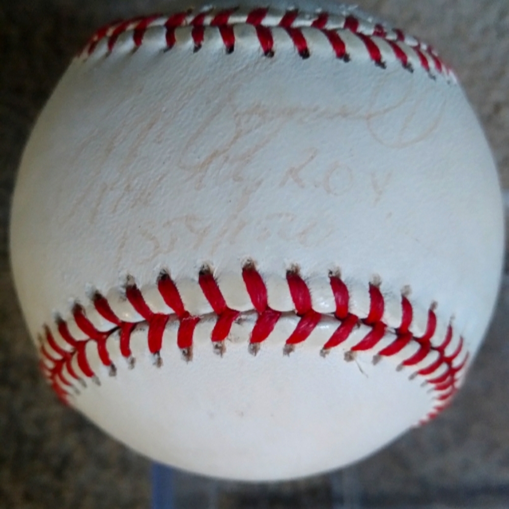 1992 NL ROY Jeff Bagwell auto baseball
